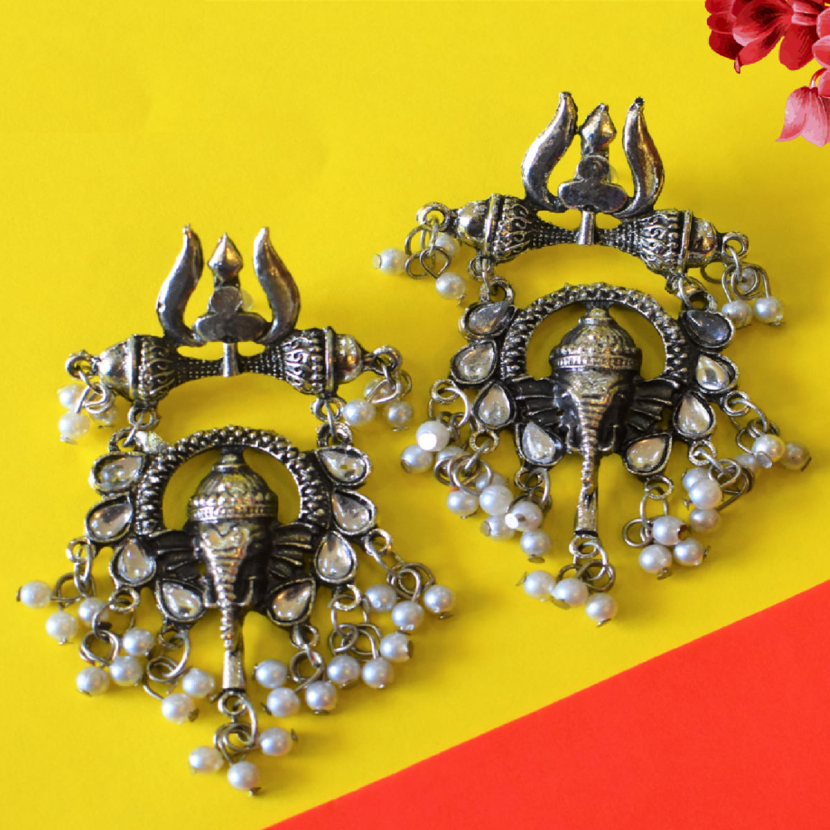 Earrings for fashion ganpati