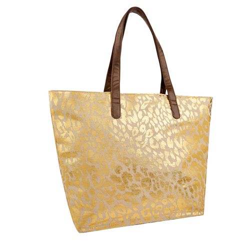 Accessorize London Lakshmi Leopard Foil Print Tote Bag