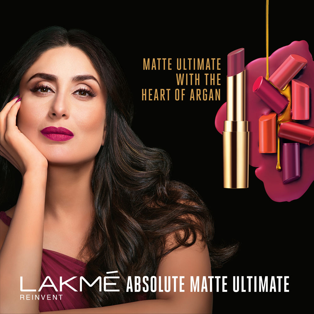 lakme absolute argan oil matte lipstick shades