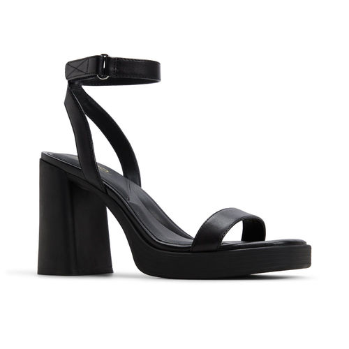 Aldo Shoes Aldo Black Heeled Sandals Aldo Berade-In001 Women Black