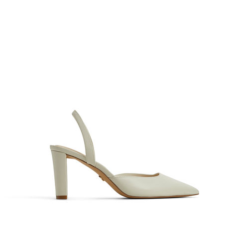 Buy Aldo Olaeldan-In121 Women White Block Heel Sandals Online