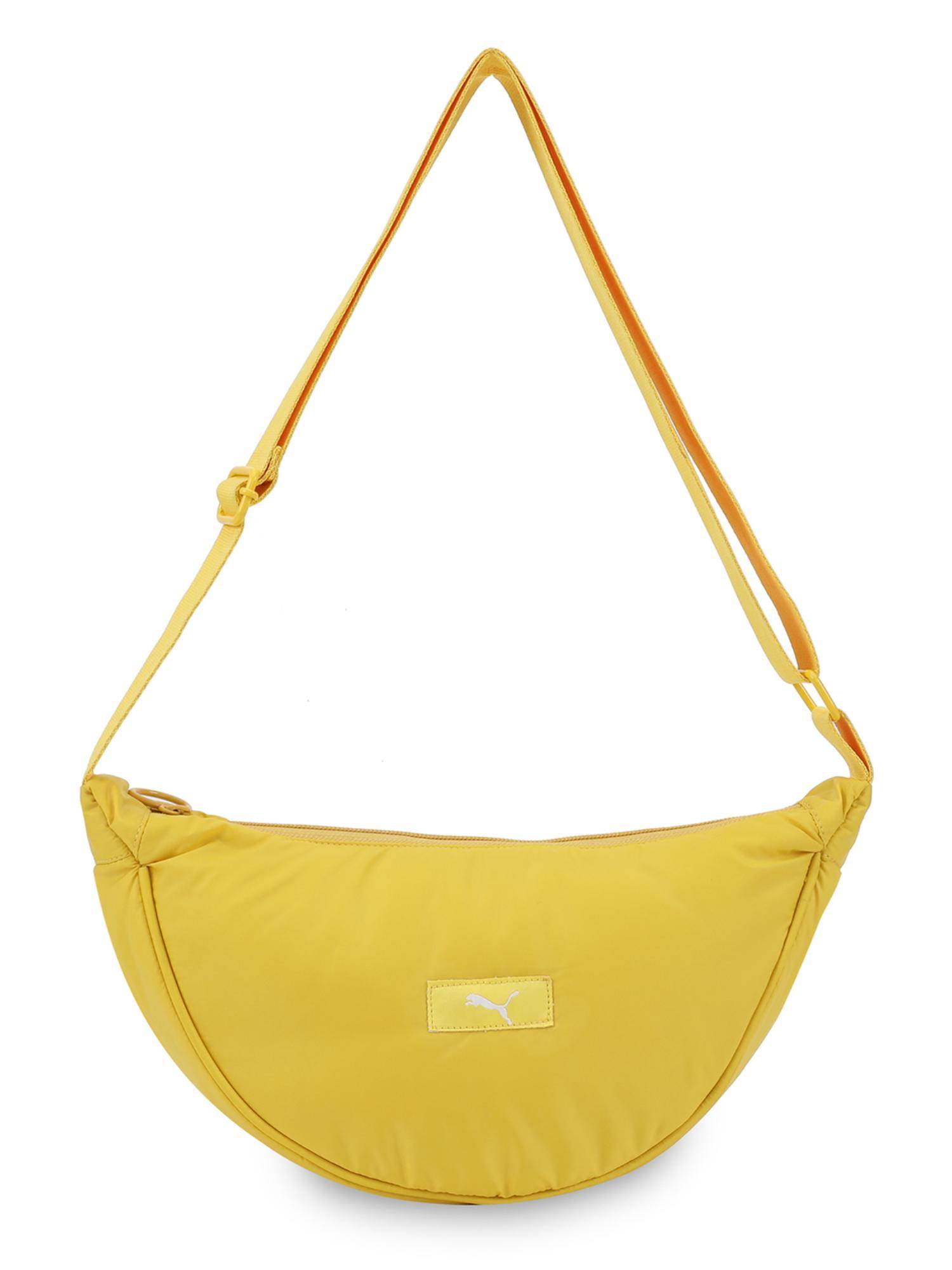 Puma PLUSH Women’s Halfmoon Sling Bag - Yellow