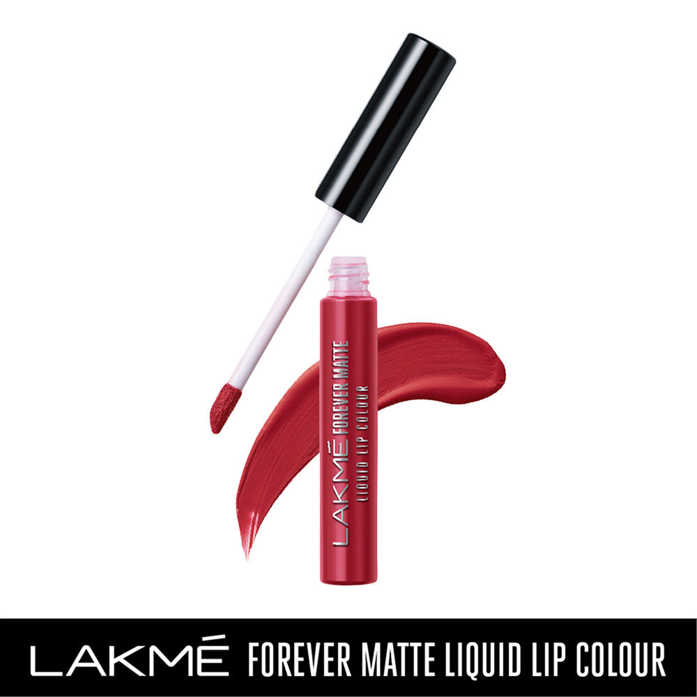 Lakme Forever Matte Liquid Lip Color - Red Velvet