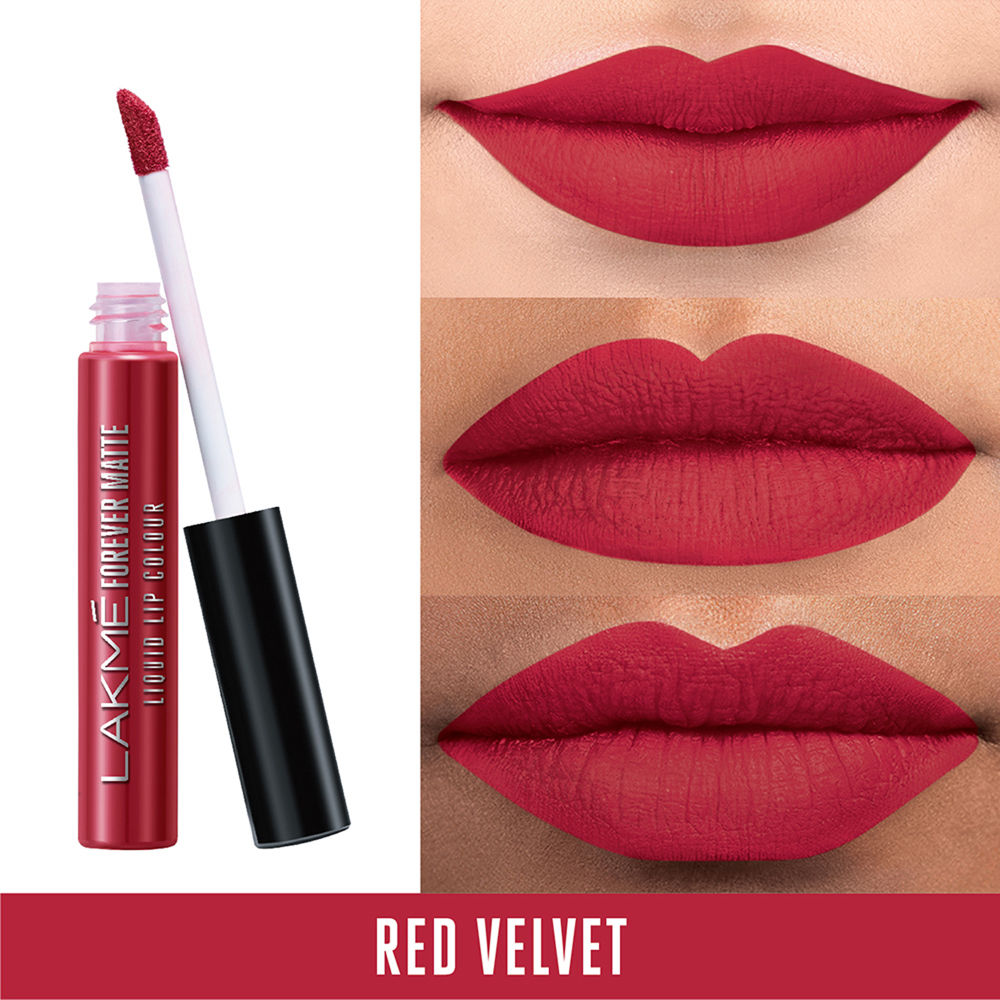 lakme absolute red velvet lipstick