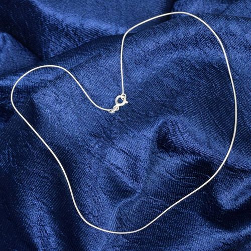 Margento Jewels 925 Sterling Silver Plain Snake Chain -16 Inch