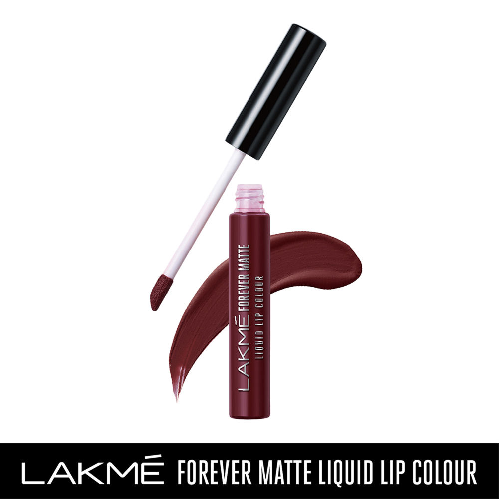 lakme forever matte liquid lipstick wine touch