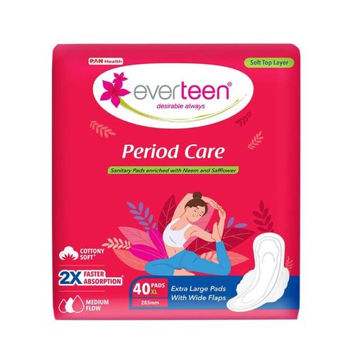 Buy Everteen Period Care XL Soft Sanitary Napkins Pads For Medium Flow  Online