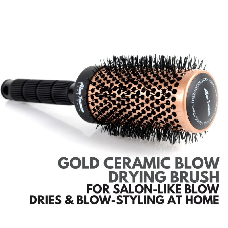 Alan Truman Gold Ceramic Blow-drying Brush - Large: Buy Alan Truman Gold  Ceramic Blow-drying Brush - Large Online at Best Price in India | Nykaa