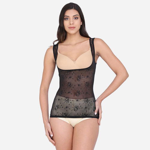 Buy Da Intimo Net Camisole Shapewear Black Online