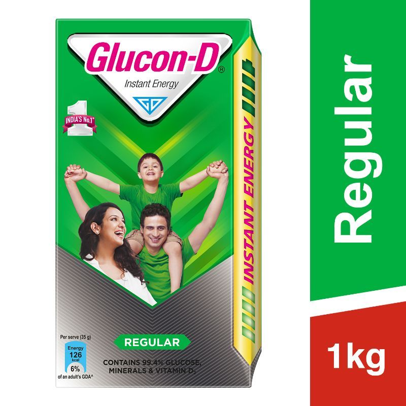 Glucon D Instant Energy Health Drink Regular - Refill