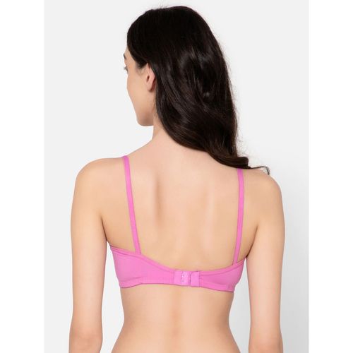 Buy Clovia Padded Non-Wired Full Cup T-Shirt Bra In Lavender Online