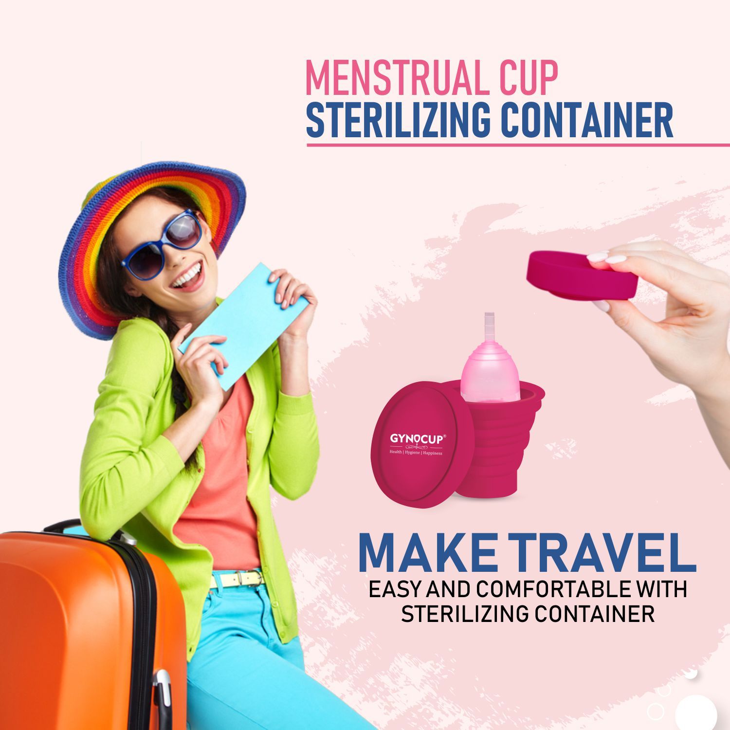 Gynocup Menstrual Cup Sterilizing Container Buy Gynocup Menstrual Cup