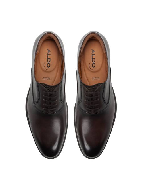 Brown Aldo Casual Dress Shoes Aldo SANTINO Brown Mens Dress Lace Up Oxfords