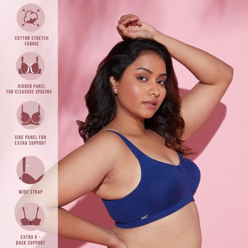 Buy Nykd Blue Non-padded Bra for Women Online @ Tata CLiQ