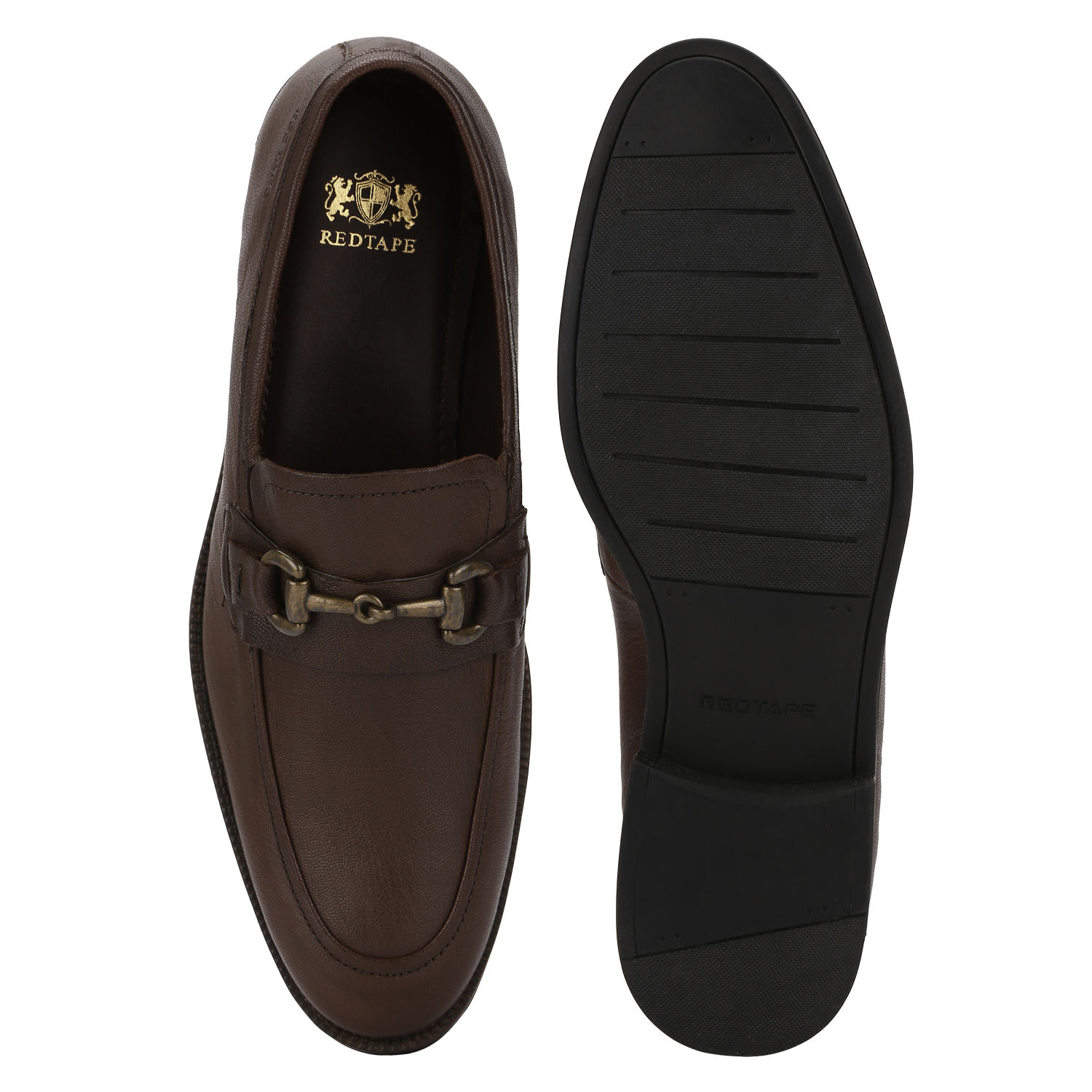 Red Tape Men Brown Loafers - UK 11: Buy Red Tape Men Brown Loafers - UK ...