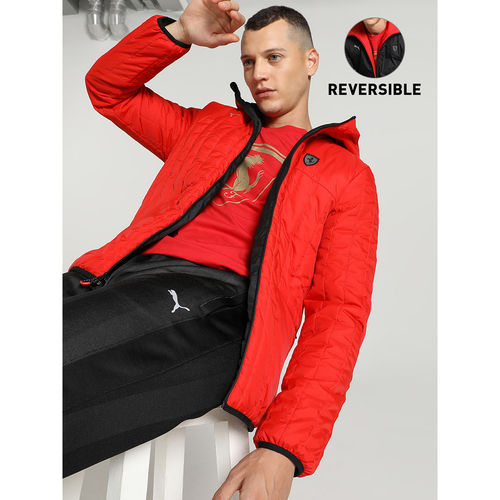 Puma Ferrari Style Reversable Men's Black Bomber Jacket
