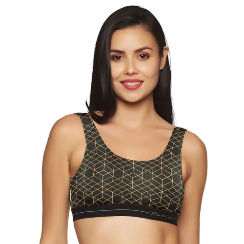 Buy Tailor and Circus Puresoft Anti-Bacterial Beechwood Modal Lounge  Bra-Green Online