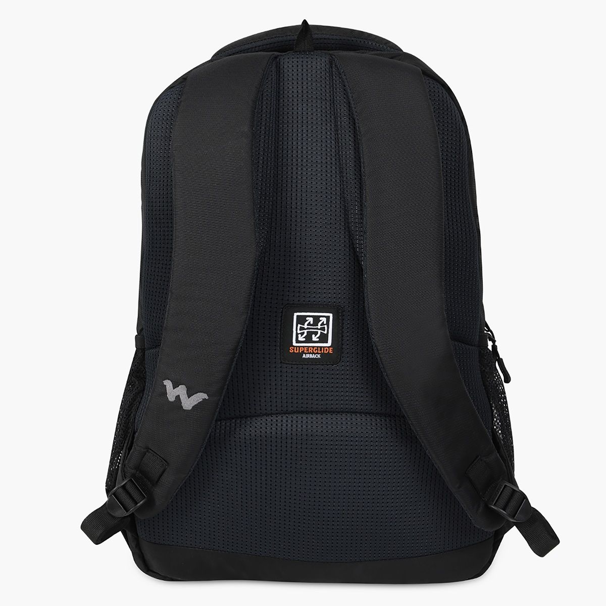 Wildcraft unisex black outlet solid backpack