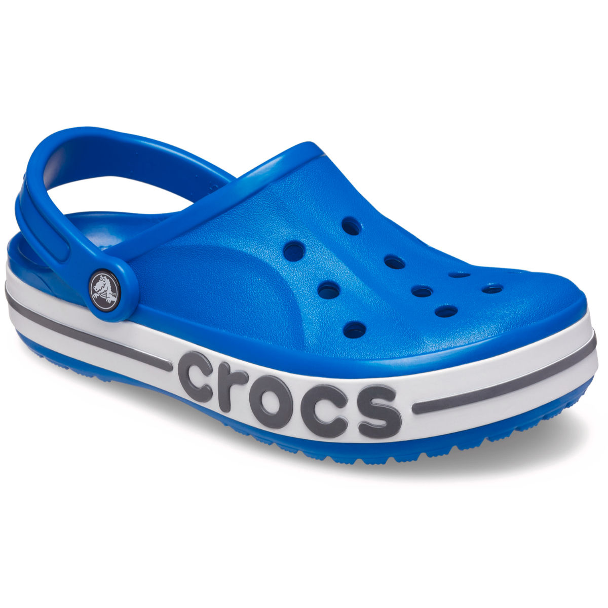 Crocs Unisex Adult Bayaband Clogs Bright Cobalt Blue (US 9)