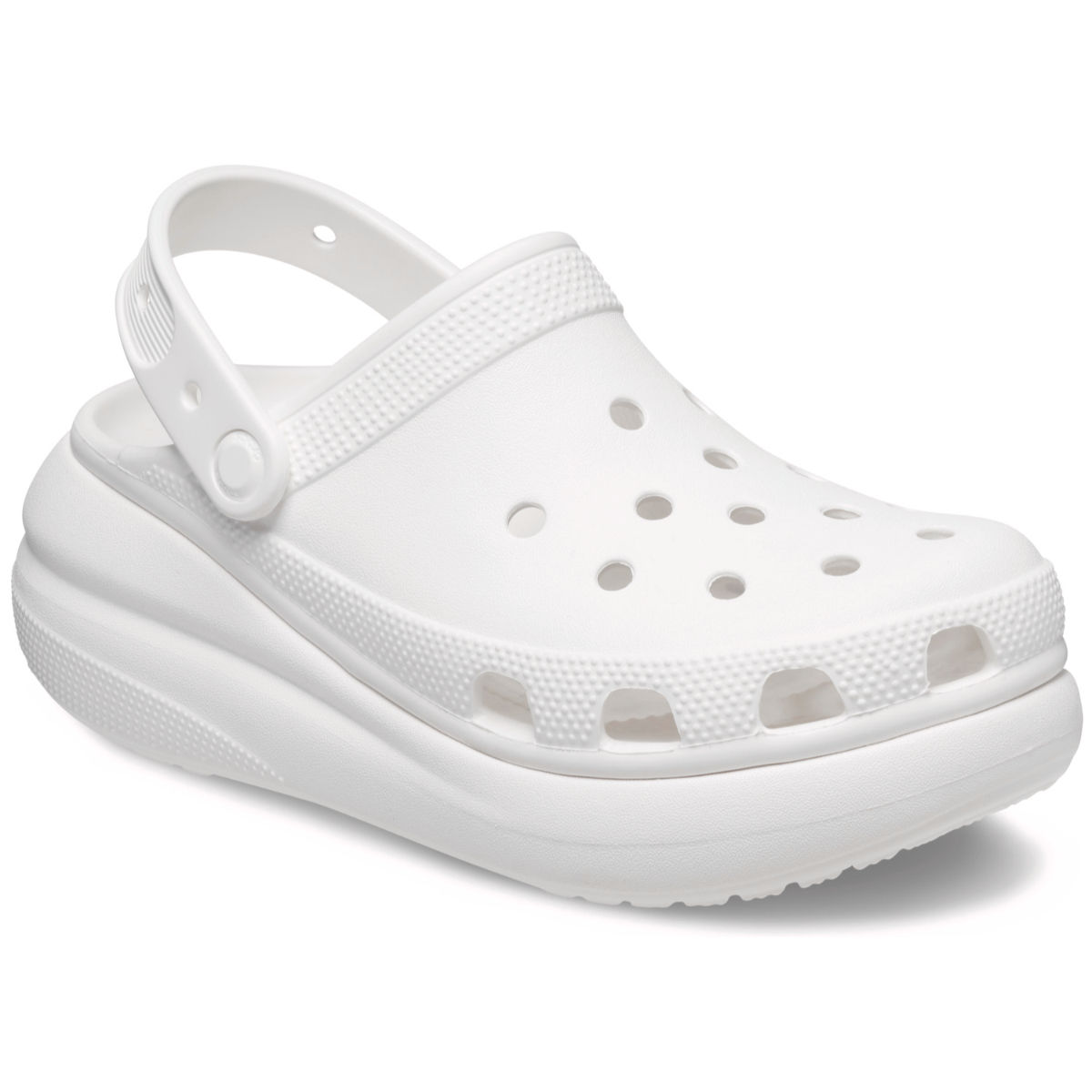 Crocs Unisex Adult Crush Clogs White (US 5)