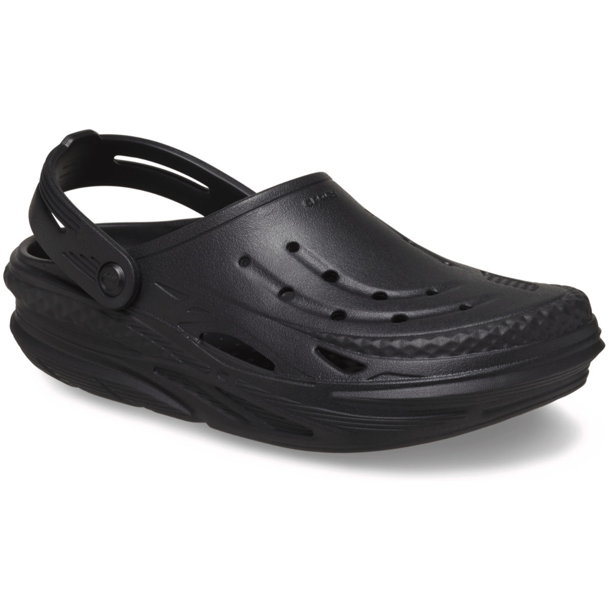 Crocs Unisex Adult Off Grid Clogs Black (US 10)
