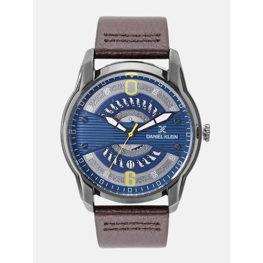 Daniel Klein Analog Blue Dial Men Watch (Dk12155-3)