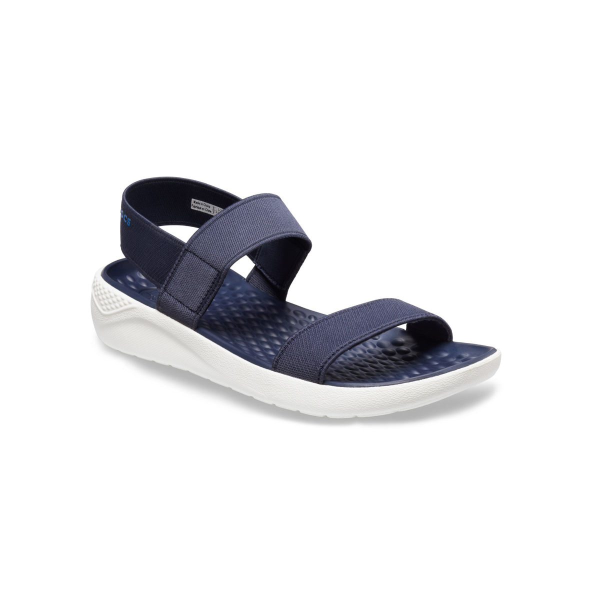 Crocs navy blue sandals hot sale