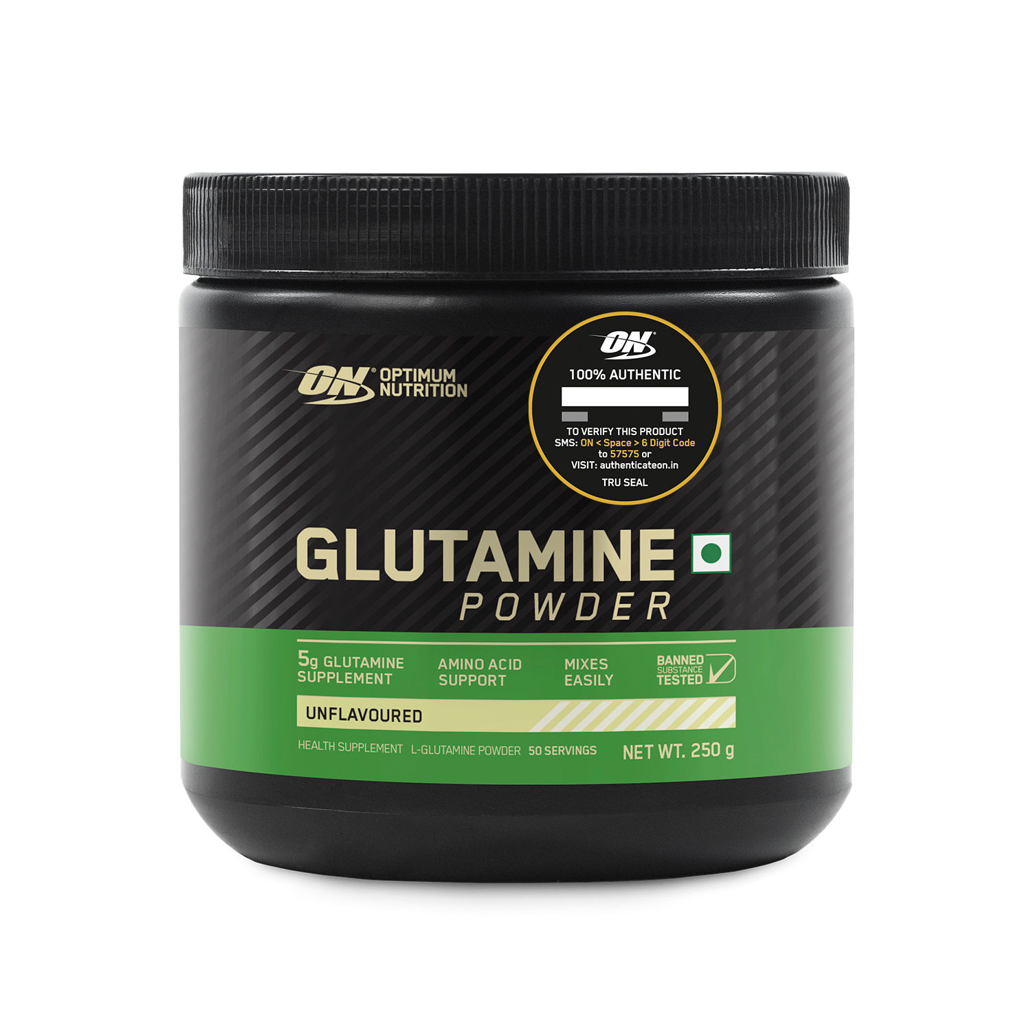 Optimum Nutrition (ON) L-Glutamine Powder - Unflavoured