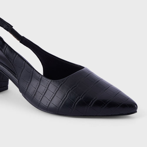 Buy Twenty Dresses by Nykaa Fashion Black Croc Textured Block