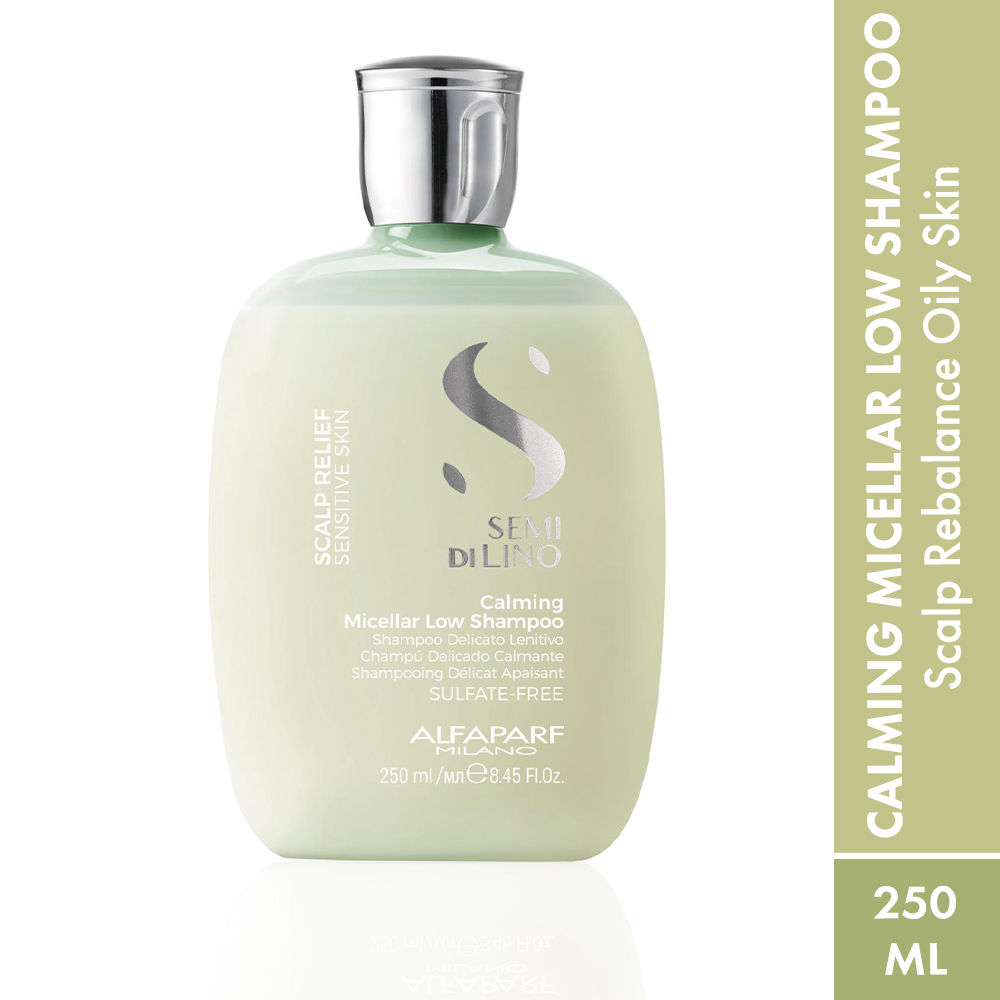 Buy ALFAPARF MILANO Semi Di Lino Scalp Relief Calming Micellar Low Shampoo  Online