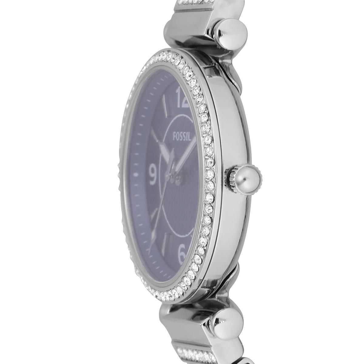 Fossil Carlie Silver Watch ES5190: Buy Fossil Carlie Silver Watch