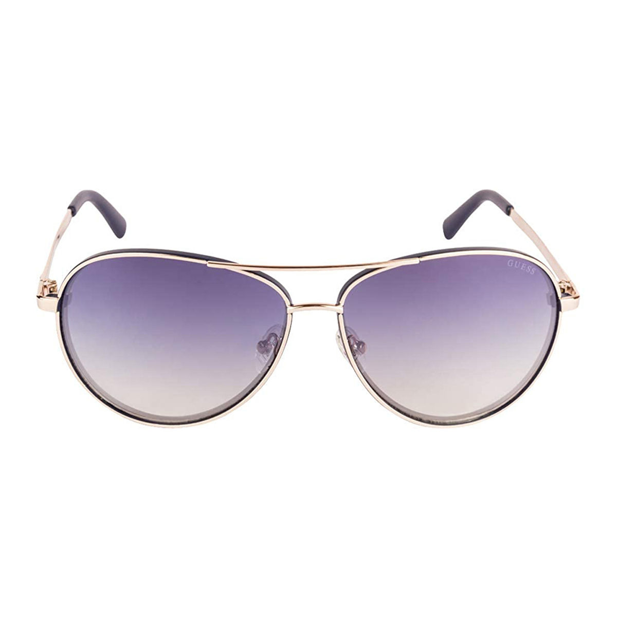 Guess Sunglasses Aviator With Blue Lens For Men
