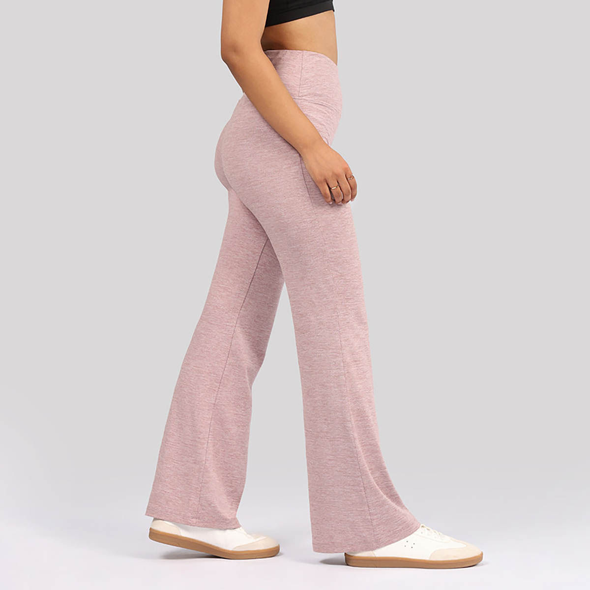 アリシアスタン　Rib Flare Pants Pink ALEXIA STAM パンツ Rib Flare Pants /タイダイフレアパンツ