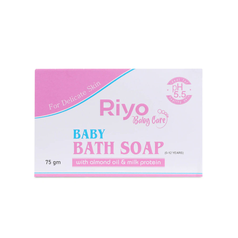 Riyo Herbs Baby Bath Soap with Almond Oil & Milk Protein Buy Riyo