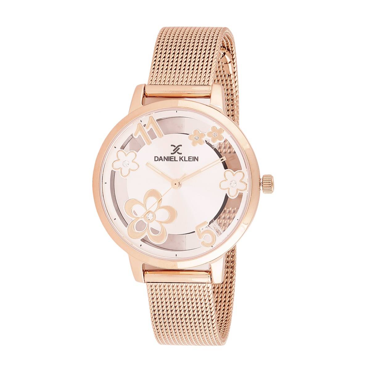 Daniel Klein Rose Gold Dial Women Analogue Watch DK.1.13456-5 (M)