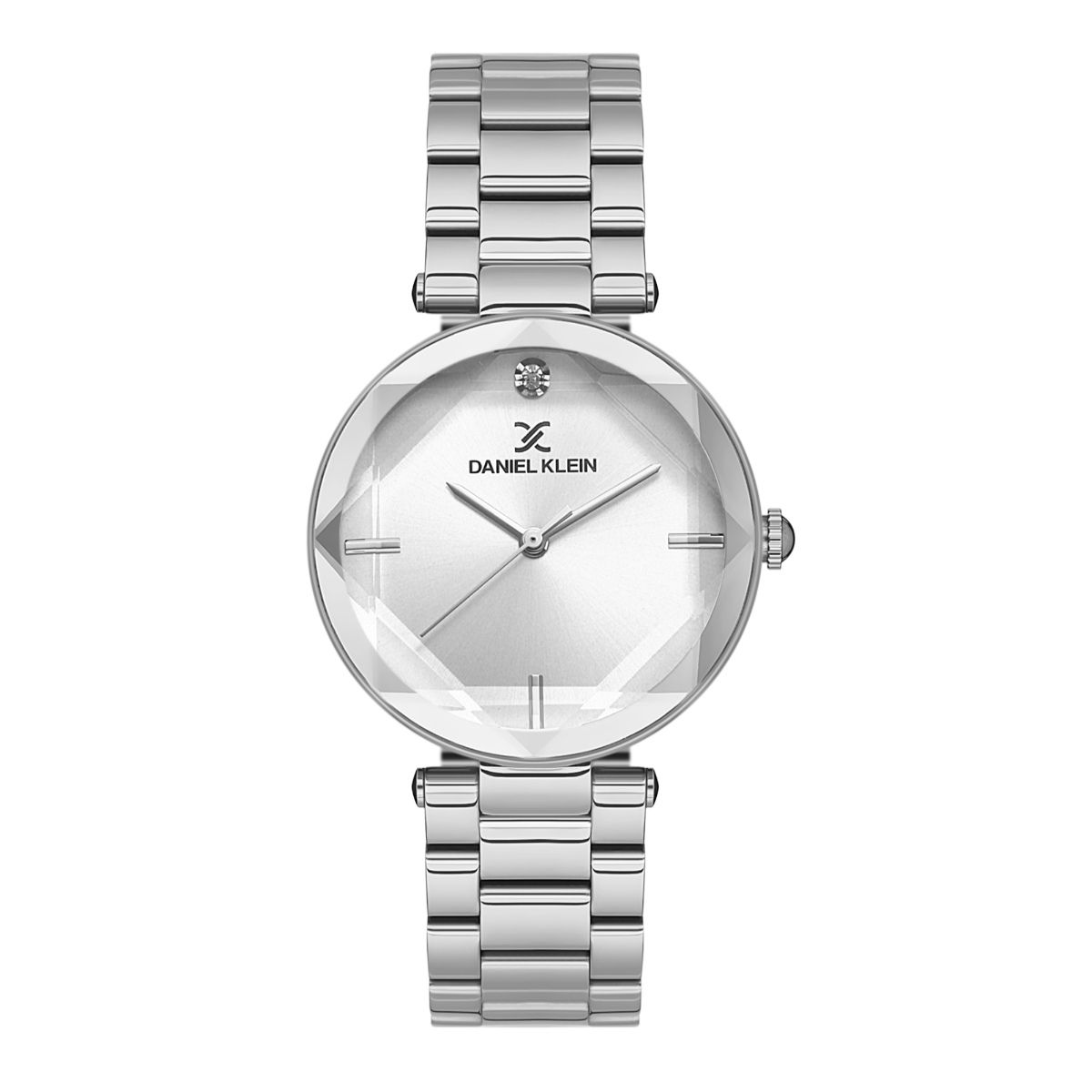 Daniel Klein Silver Dial Women Analogue Watch DK.1.13465-1 (M)