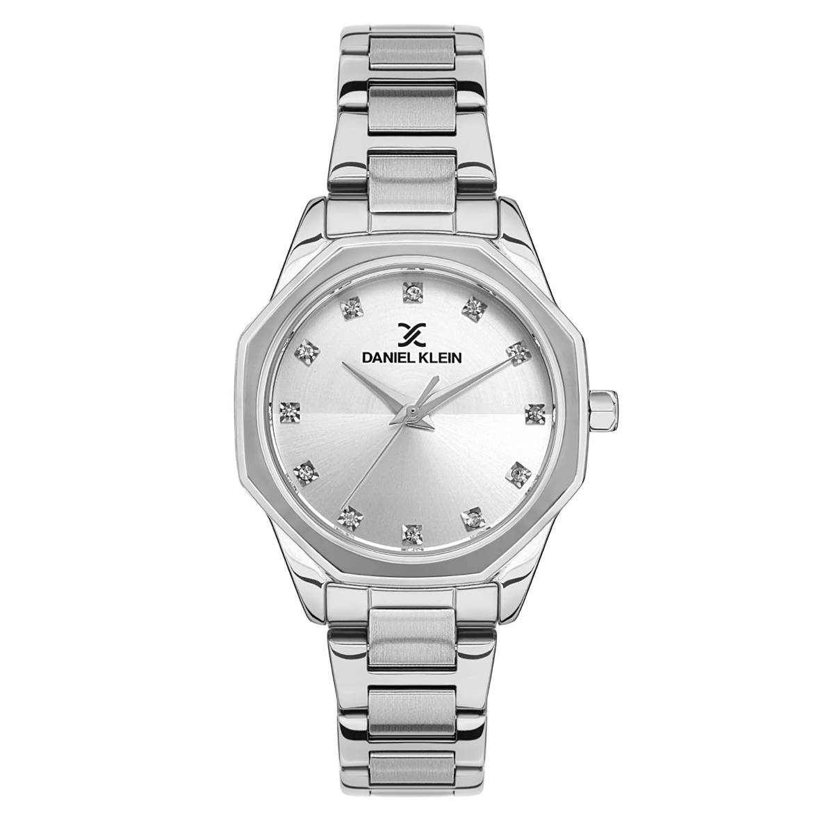 Daniel Klein Silver Dial Women Analogue Watch DK.1.13466-1 (M)