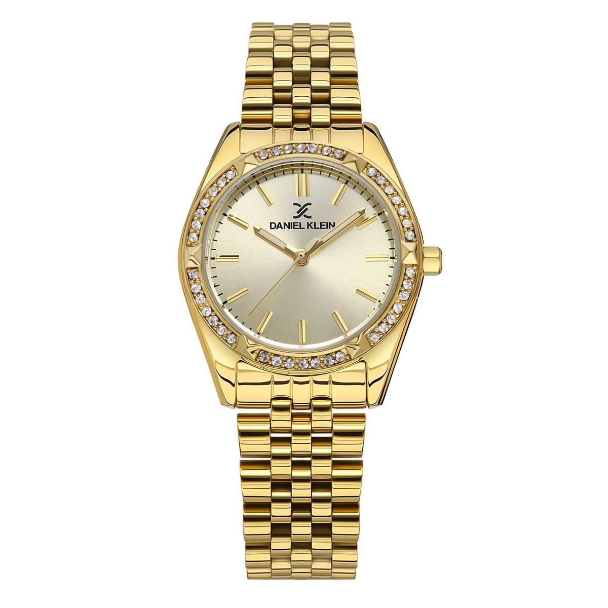 Daniel Klein Gold Dial Women Analogue Watch DK.1.13488-2 (M)
