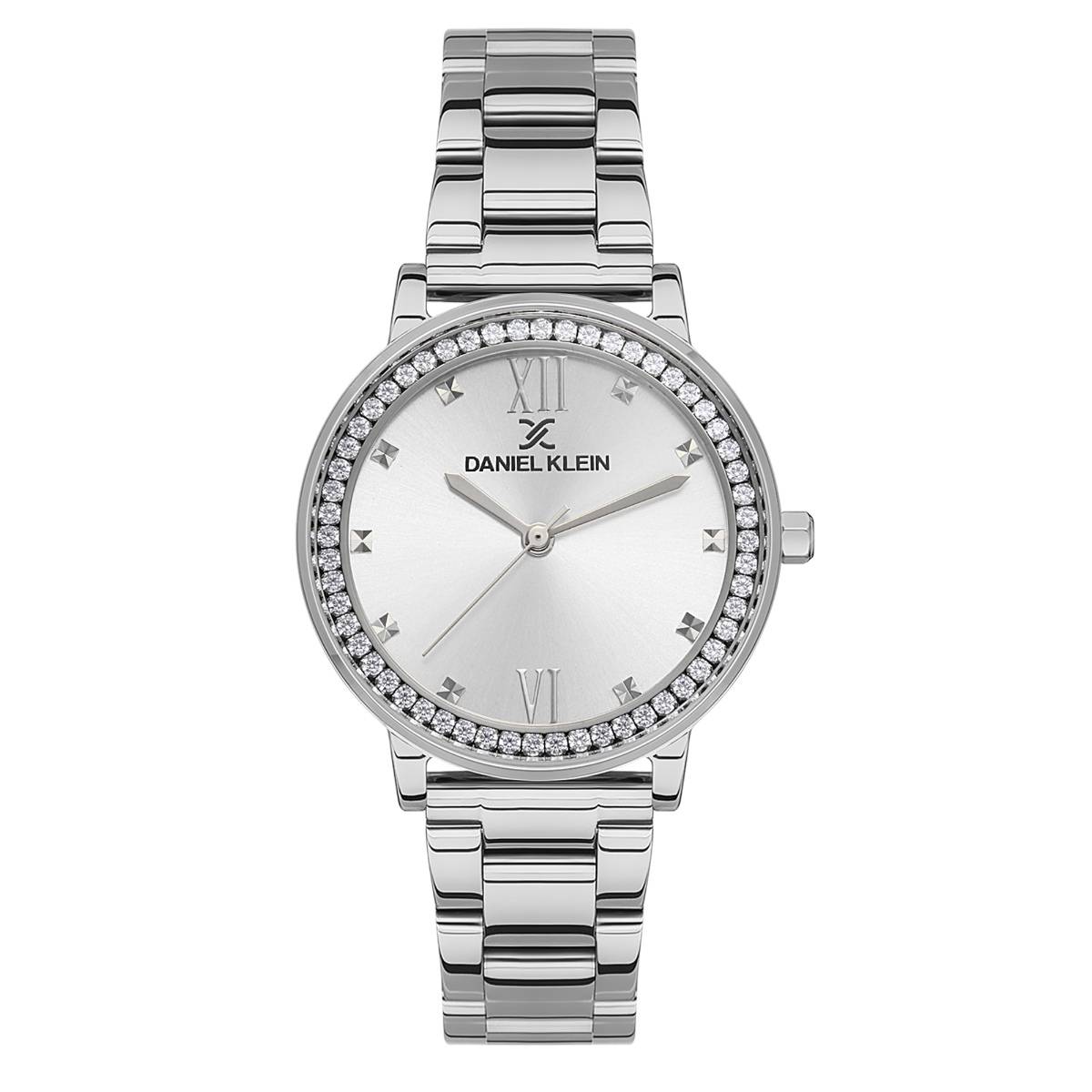 Daniel Klein Silver Dial Women Analogue Watch DK.1.13510-1 (M)