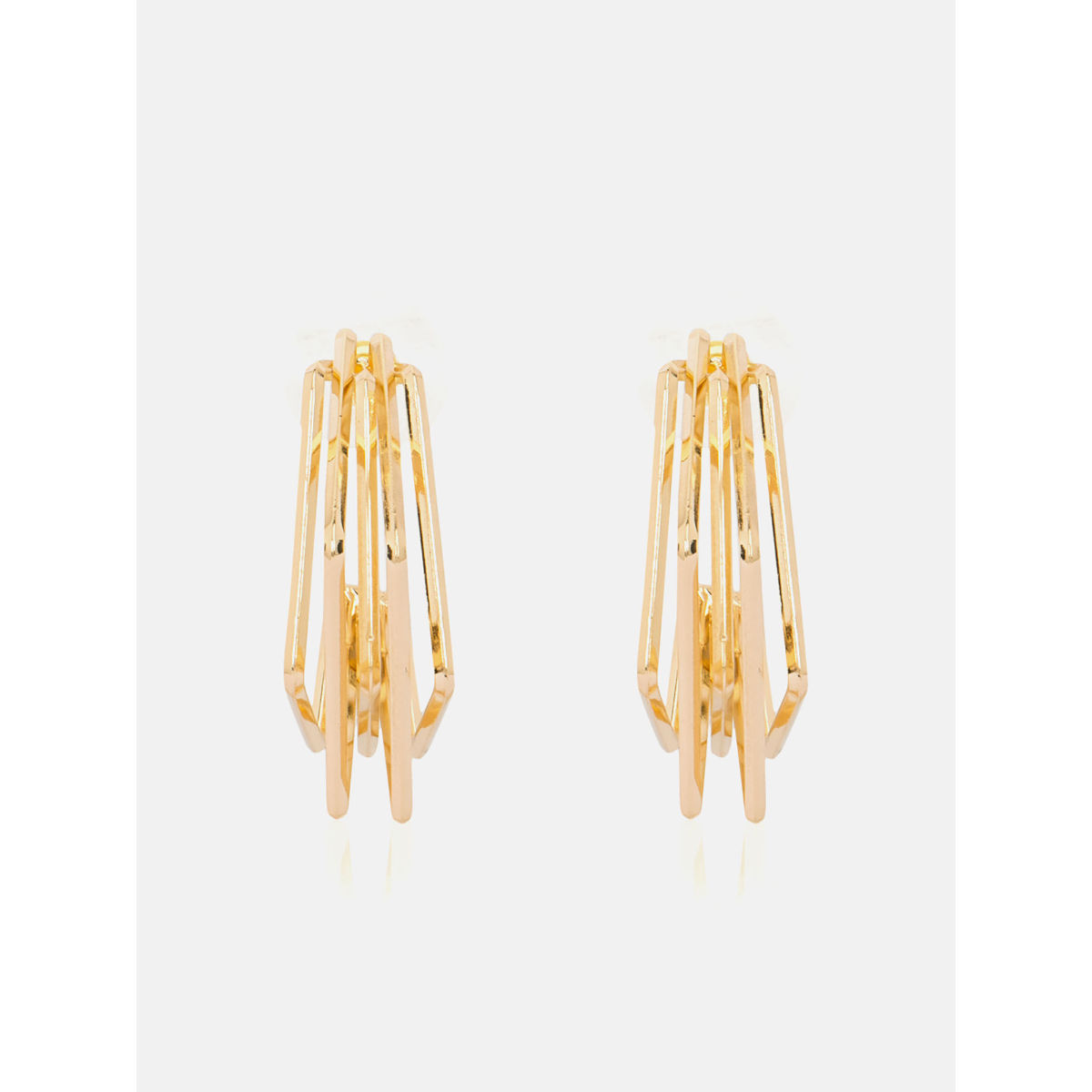 Buy KAZO Gold Multi Layered Hoops Online