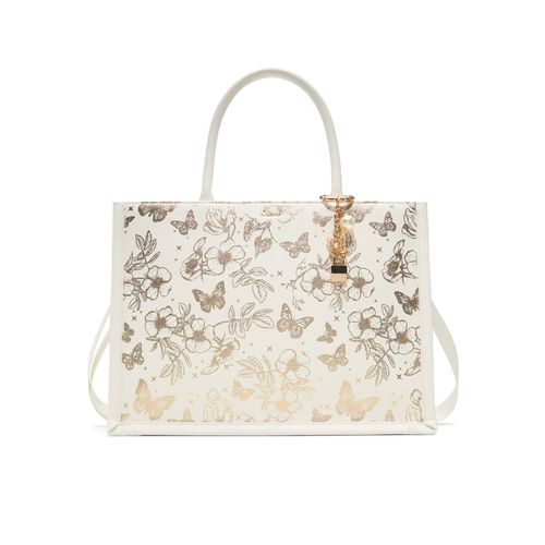 Buy Aldo Florency White Womens Handbag with Detachable Strap and