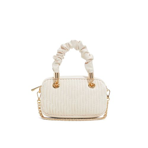 Aldo Safira White Womens Sling Bag with Detachable Strap