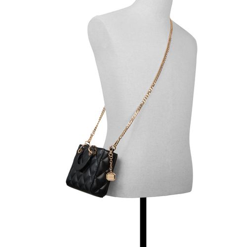 Buy Aldo Sunbling Black Womens Sling Bag with Detachable Chain and