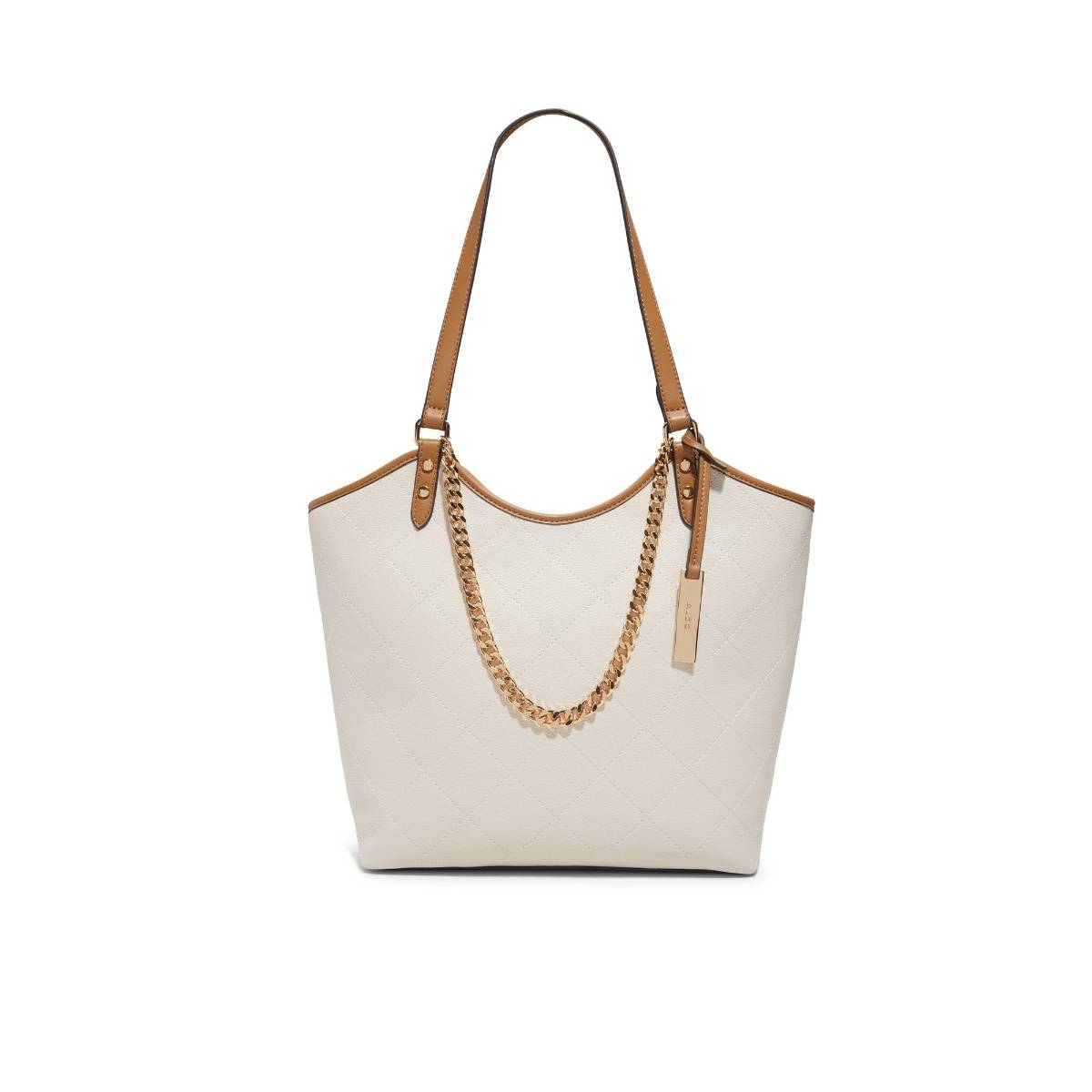 Aldo Ybelihar White Womens Shoulder Bag with Pouch (Set Of 2)