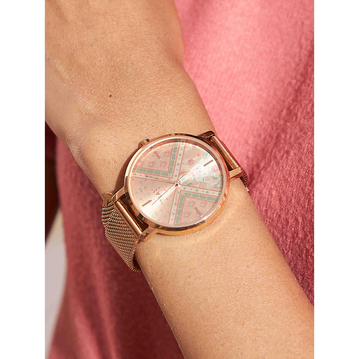 Nixon Medium Time Teller Rose Gold Analog Watch | Zumiez