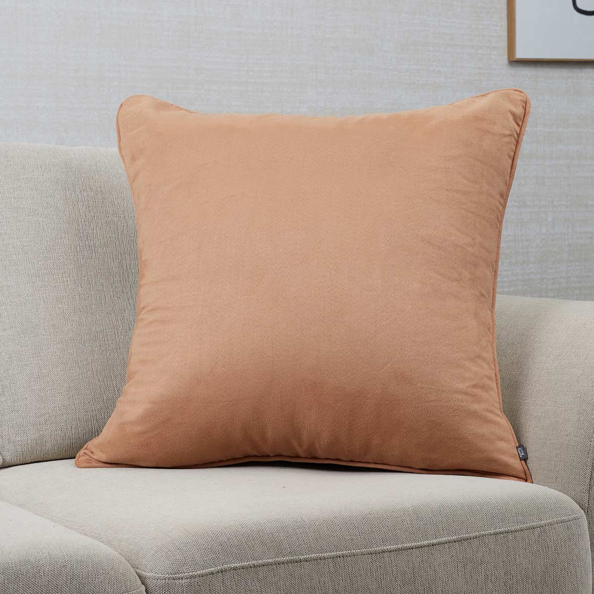 HomeTown Nora Shades Suede Reversible Solid Cushion Cover 60 x 60 Cm in