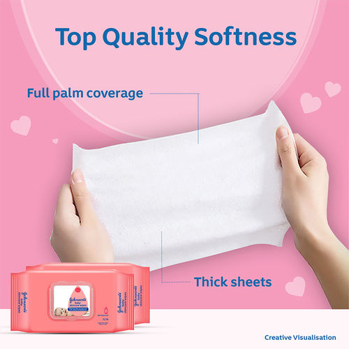 Buy Johnsons Baby Skincare Wipes 72N Pack of Super Saver Pack Online