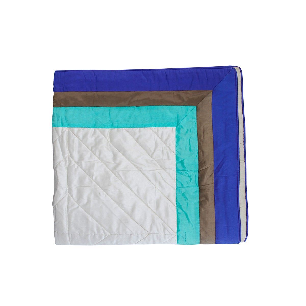 COCOBEE HOME LINENS Silk Bedspread (Blue, Green) (King) Buy COCOBEE