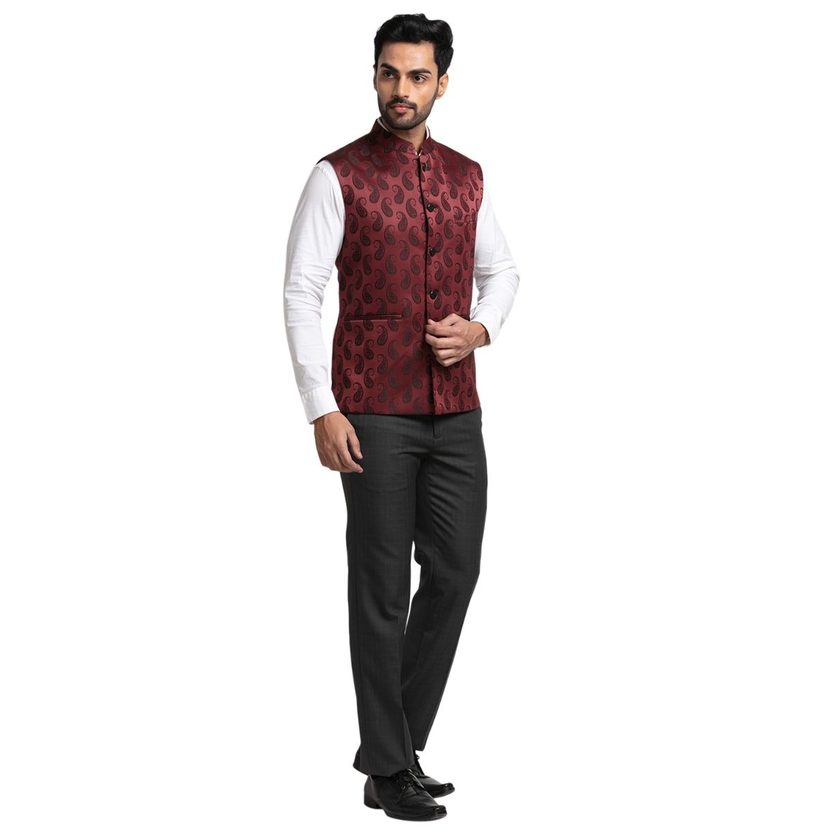 Waistcoat for hot sale mens raymond