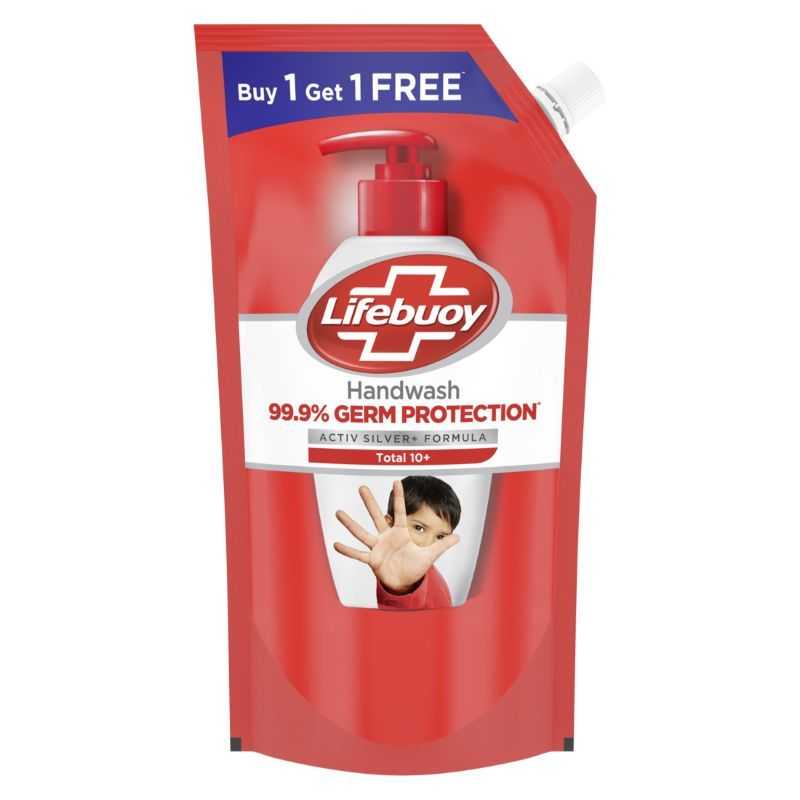 Lifebuoy Total 10 Activ Naturol Germ Protection Handwash Refill (buy 1 Get 1 Free)